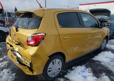 2021 Mitsubishi Mirage Carbonite Edition/Es/Le z USA, uszkodzony, nr VIN ML32AUHJ2MH001316